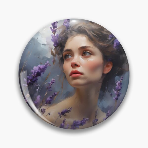 Item preview, A girl in a lavender field designed and sold by NadyaMichaels.