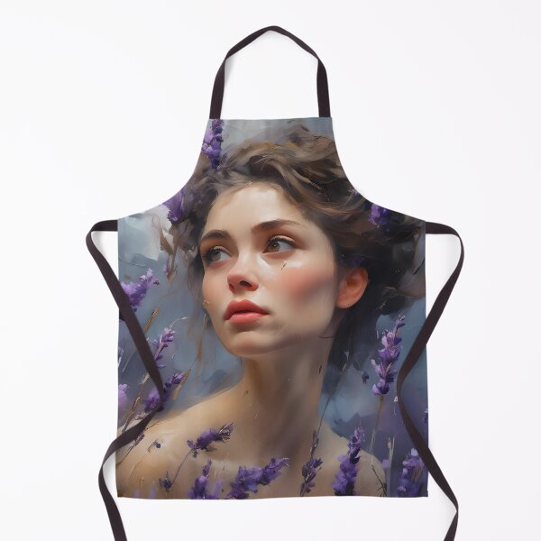 Item preview, A girl in a lavender field designed and sold by NadyaMichaels.