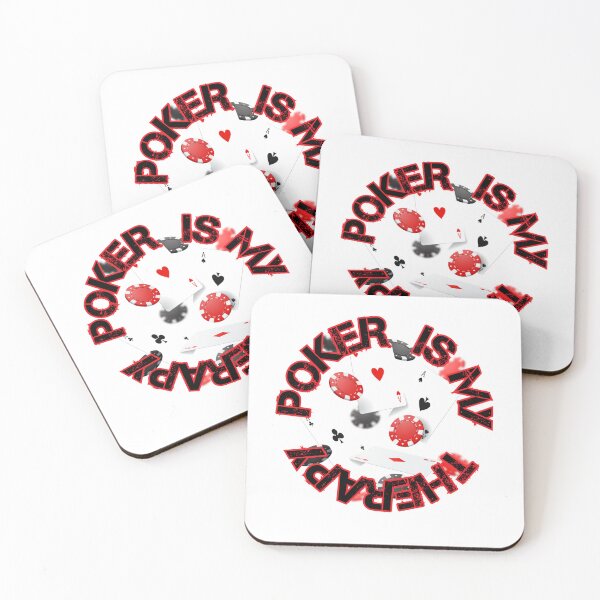 Item preview, Poker is my Therapy, All In, High Roller, Poker Masters designed and sold by Numbers-Art.