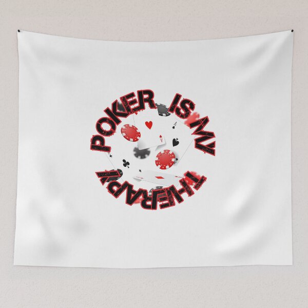 Item preview, Poker is my Therapy, All In, High Roller, Poker Masters designed and sold by Numbers-Art.
