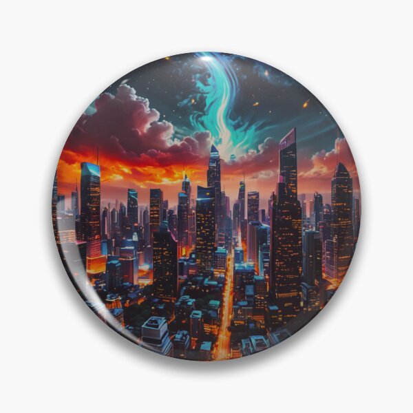 Item preview, Neon landscape city designed and sold by Jdmking519.