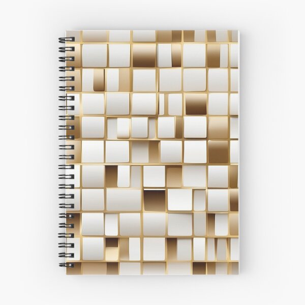 Item preview, Gold And White Square Pattern designed and sold by GWEverything.