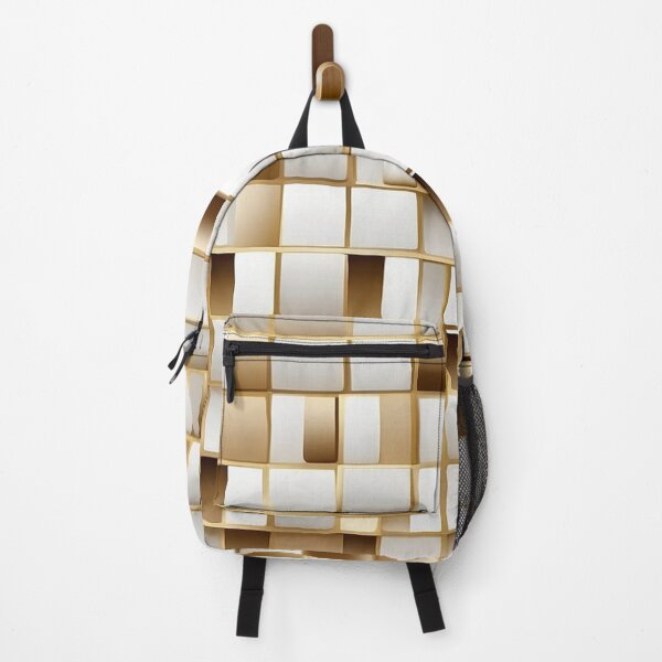 Item preview, Gold And White Square Pattern designed and sold by GWEverything.