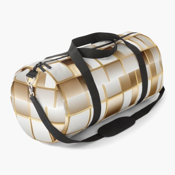Item preview, Gold And White Square Pattern designed and sold by GWEverything.