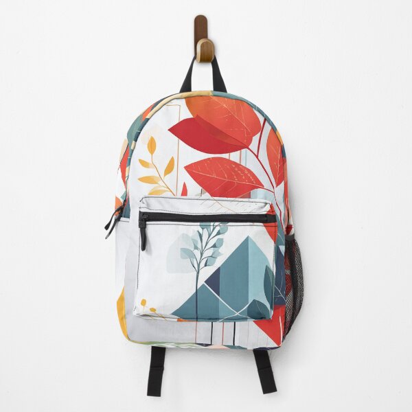 Item preview, A vibrant abstract art piece blending nature and geometry designed and sold by homydesign.