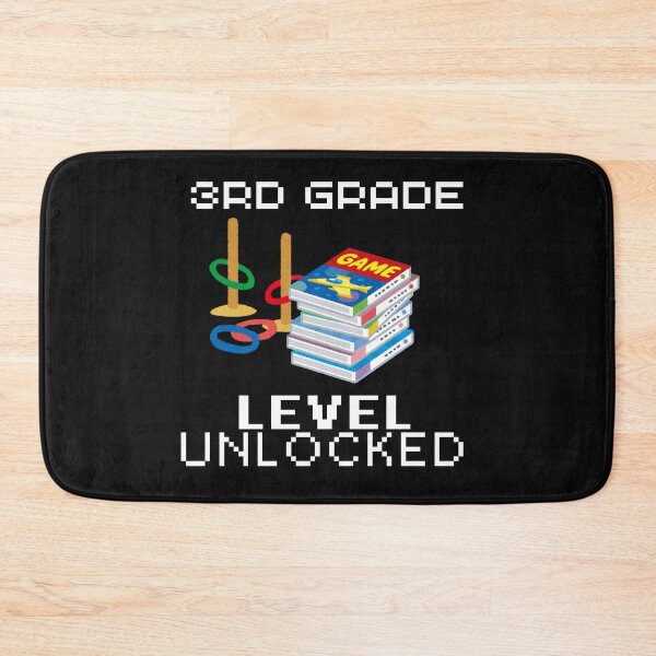 Item preview, Level Up 3rd Grade Unlocked First Day of School  designed and sold by sumajouda.