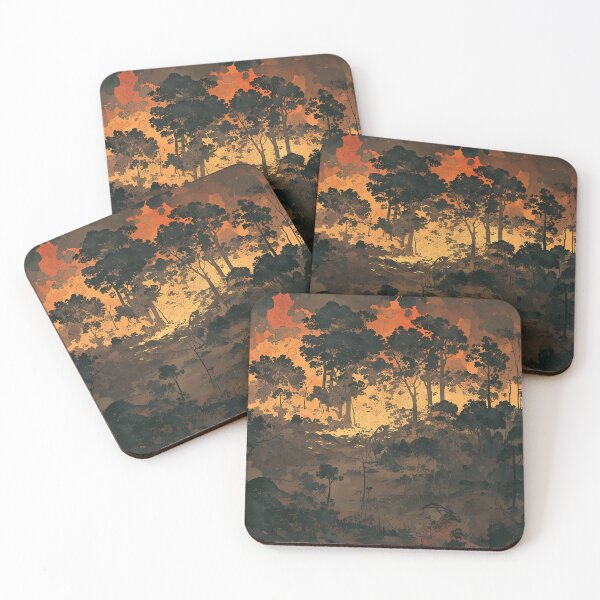 Item preview, Burning Forest Painting designed and sold by Christian Weiss.