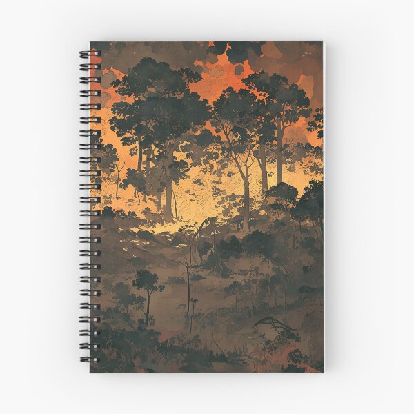 Item preview, Burning Forest Painting designed and sold by Christian Weiss.