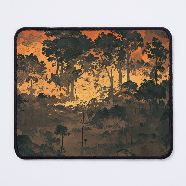 Item preview, Burning Forest Painting designed and sold by Christian Weiss.