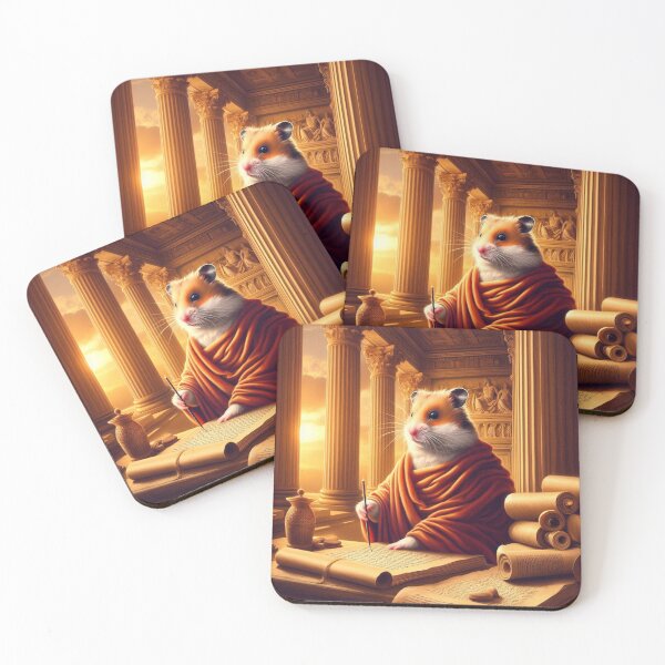 Item preview, The Pensive Paws: A Hamster’s Musings designed and sold by Furbulous Faces.