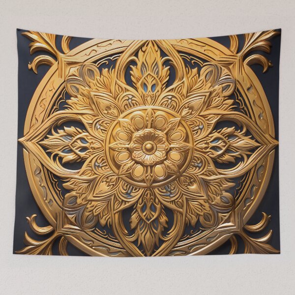 Item preview, Mandala - Gold - Olimpiada designed and sold by aleibanez.