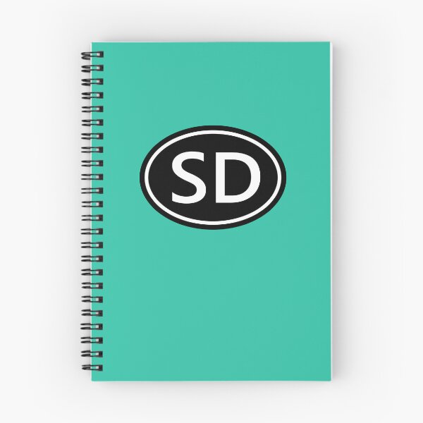 Item preview, SD Initials Monogram Oval White Letters designed and sold by Jeallan Designs.