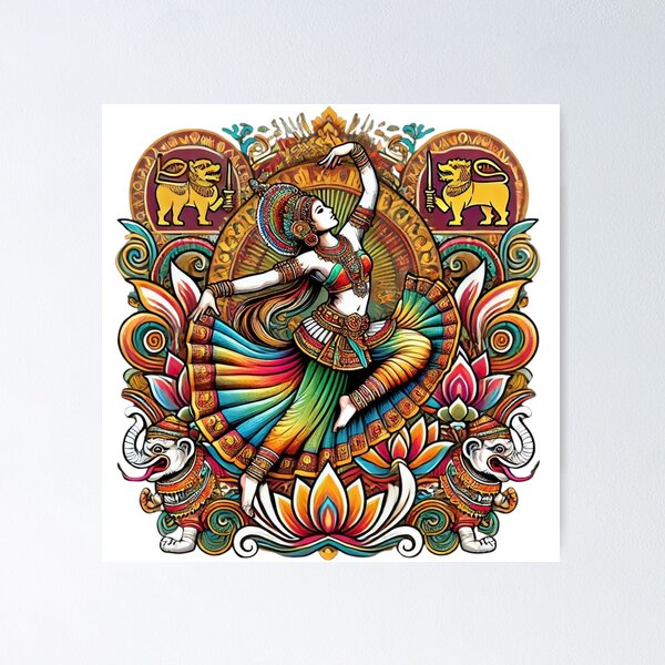 Item preview, Sri Lankan dancer designed and sold by FusiTink.