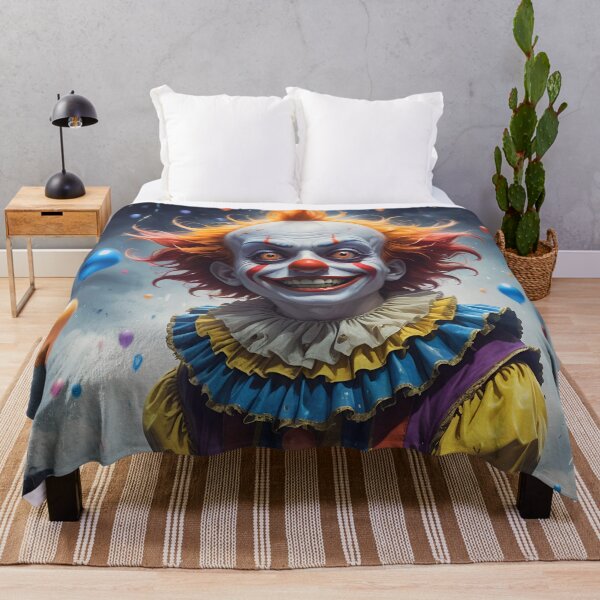 Item preview, Scary Crazy Circus Clown designed and sold by TheArtOfPat.