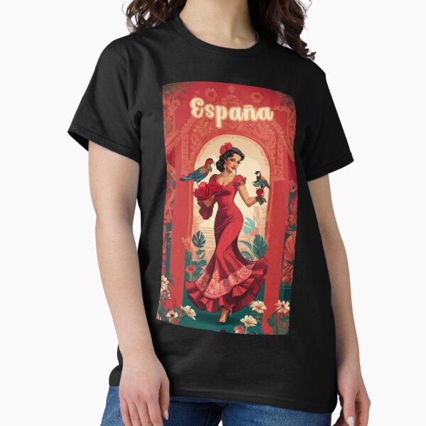 Vista previa del artículo con la obra «spanish flamenco woman dancer ,spanish gif», diseñado y vendido por La Loca.