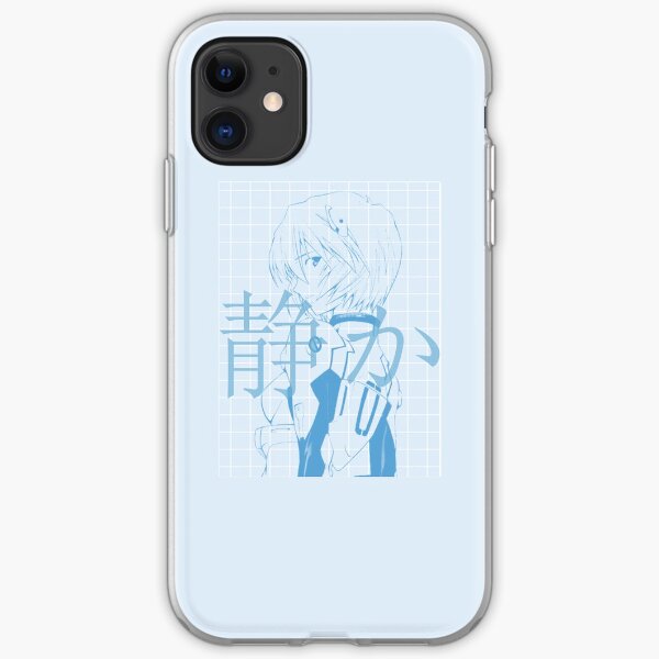 Ayanami Rei - blue aesthetic iPhone Soft Case
