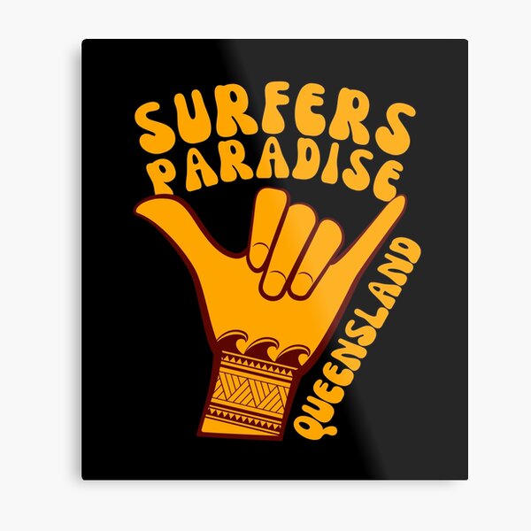 Item preview, Surfers Paradise Queensland Australia Shaka Surf designed and sold by SurfingLocales.