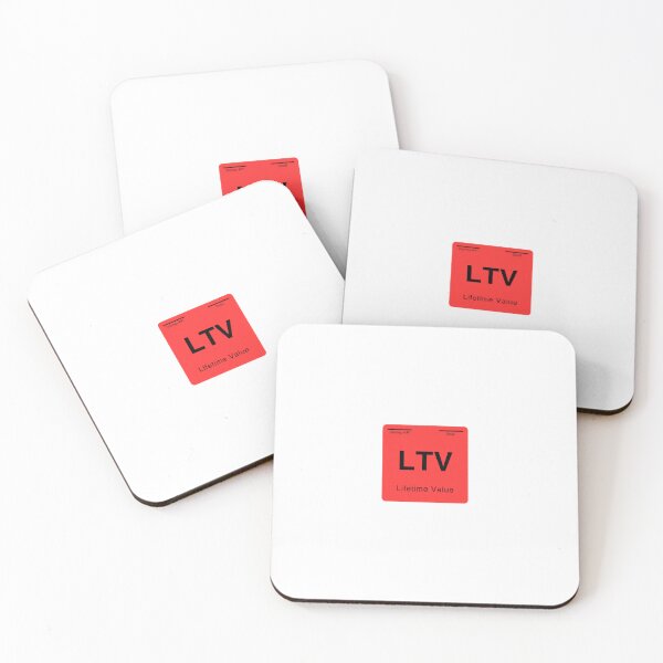 Item preview, Startup KPI Periodic Table "LTV: Lifetime Value" for founders and startups designed and sold by whatthetechgear.