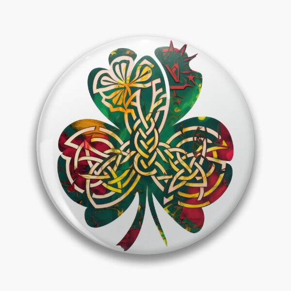 Item preview, Celtic Knots and Shamrock Abstract Design designed and sold by CELTIC-DESIGNS.