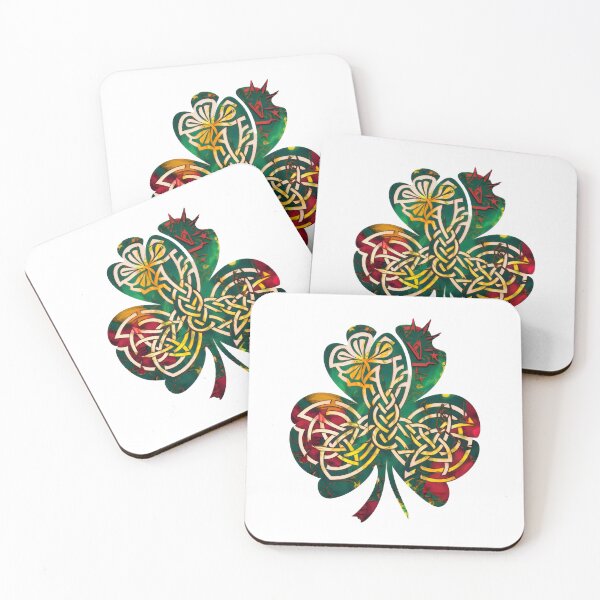 Item preview, Celtic Knots and Shamrock Abstract Design designed and sold by CELTIC-DESIGNS.