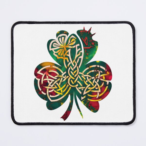 Item preview, Celtic Knots and Shamrock Abstract Design designed and sold by CELTIC-DESIGNS.