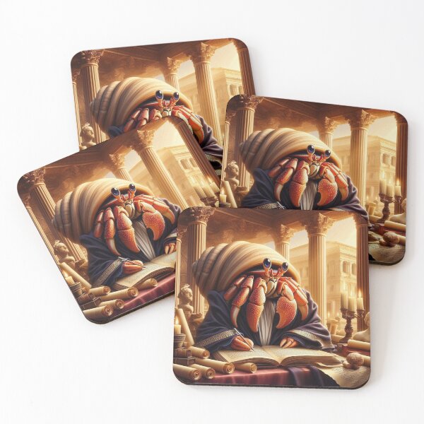 Item preview, Scholarly Shellback: A Hermit Crab’s Quest for Knowledge designed and sold by Furbulous Faces.