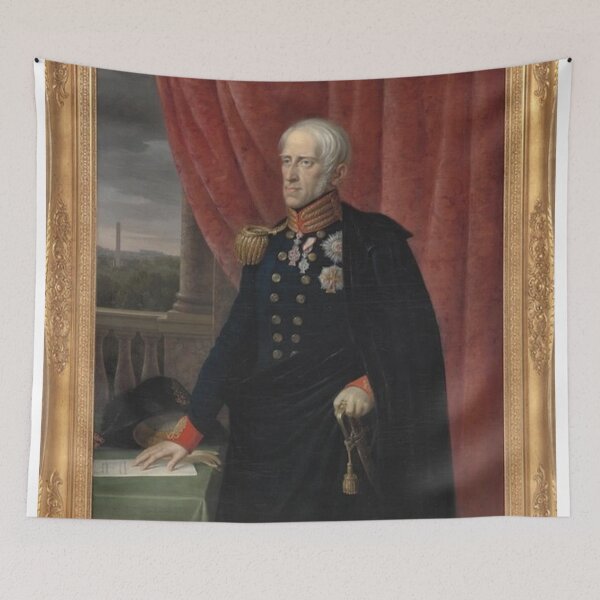 Item preview, Frederik VI in an admiral's uniform - Johan Ludwig Lund designed and sold by Vintage Designs +.