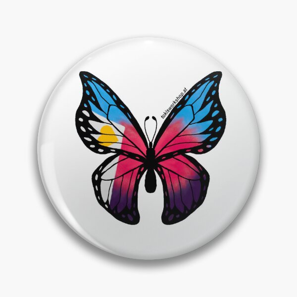 Item preview, Polyamory Pride Butterfly designed and sold by Toki's Workshop.