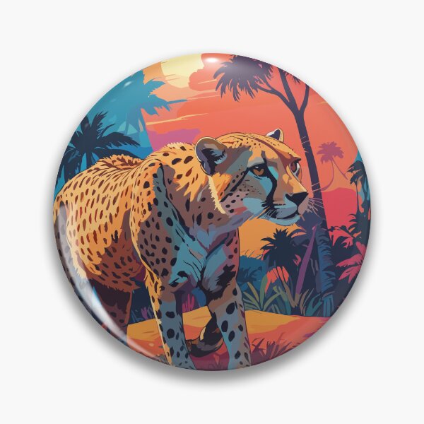 Item preview, brushstroked animals safari designed and sold by LuArtesEstampas.