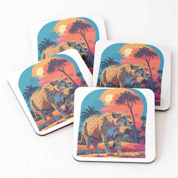 Item preview, brushstroked animals safari designed and sold by LuArtesEstampas.