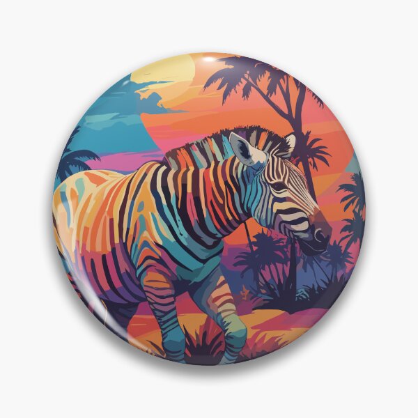 Item preview, brushstroked animals safari designed and sold by LuArtesEstampas.