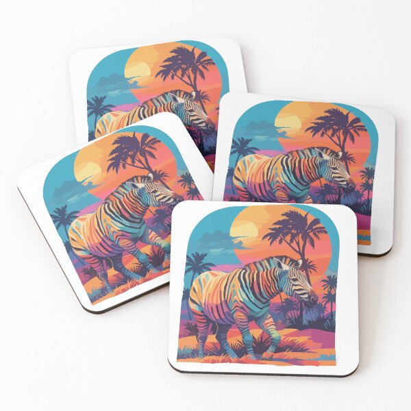 Item preview, brushstroked animals safari designed and sold by LuArtesEstampas.