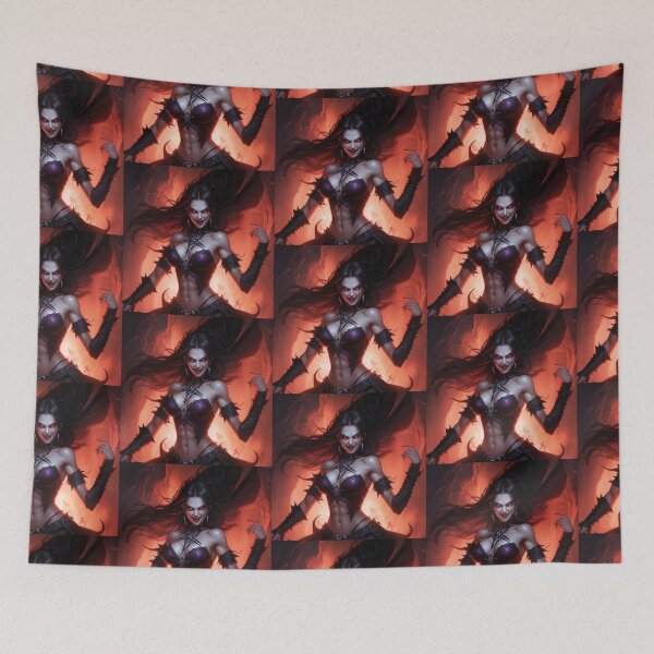 Item preview,  Evil Halloween Gothic Witch girl designed and sold by Vintage Designs +.