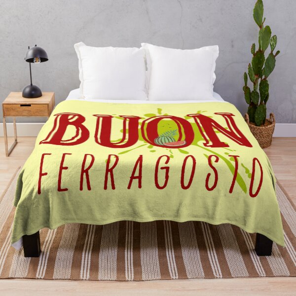 Item preview, Buon Ferragosto,Per gli italiani moderni, Ferragosto è un momento per prendersi una pausa dal lavoro. e trascorrere del tempo con la famiglia e gli amici designed and sold by RokaCircles.