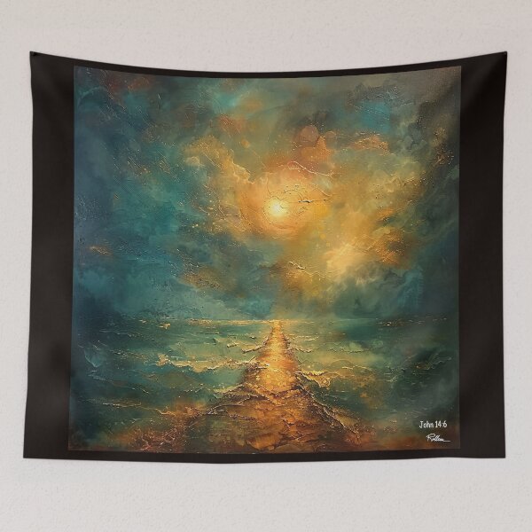 Item preview, THE LIGHT OF HIS PATH designed and sold by ArtbyRolleen.