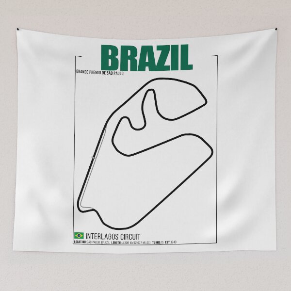 Item preview, Interlagos Circuit designed and sold by UrbanicArts.