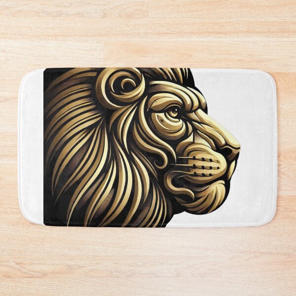 Item preview, golden lion head designed and sold by FusiTink.