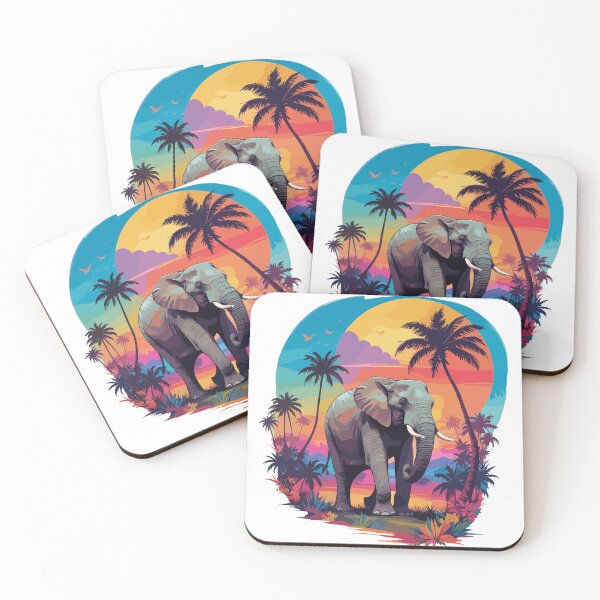 Item preview, brushstroked animals safari designed and sold by LuArtesEstampas.