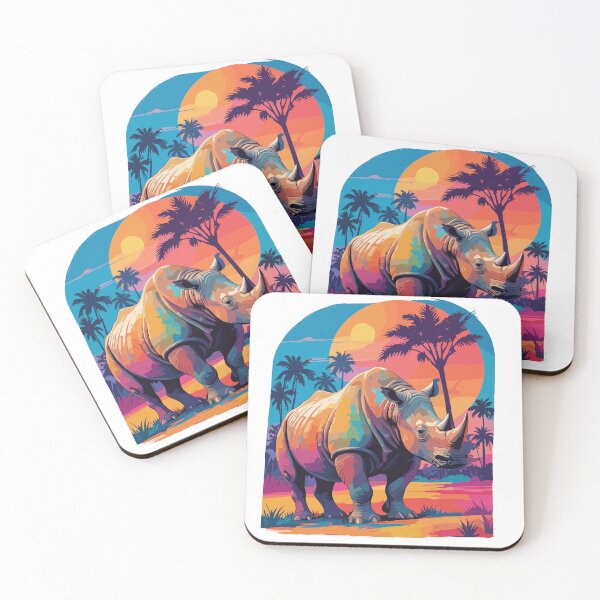 Item preview, brushstroked animals safari designed and sold by LuArtesEstampas.