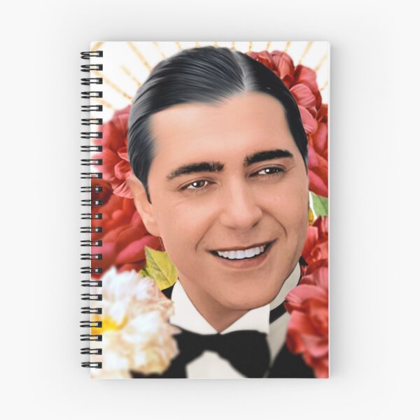 Item preview, Vintage Tango Singer Gardel and Roses designed and sold by infinitetango.