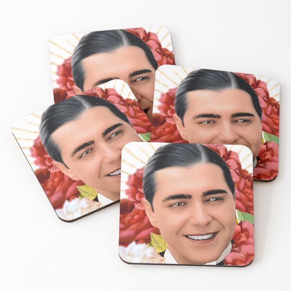 Item preview, Vintage Tango Singer Gardel and Roses designed and sold by infinitetango.