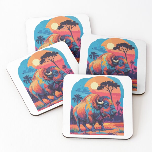 Item preview, brushstroked animals safari designed and sold by LuArtesEstampas.