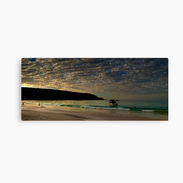 Evening Ski Canvas Print