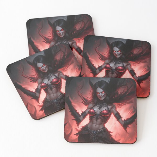 Item preview,  Evil Halloween Gothic Witch girl designed and sold by Vintage Designs +.