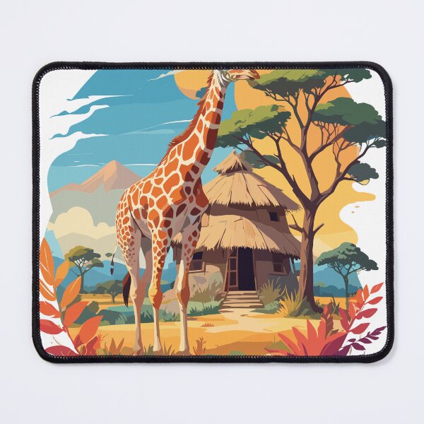 Item preview, brushstroked animals safari designed and sold by LuArtesEstampas.
