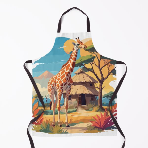 Item preview, brushstroked animals safari designed and sold by LuArtesEstampas.