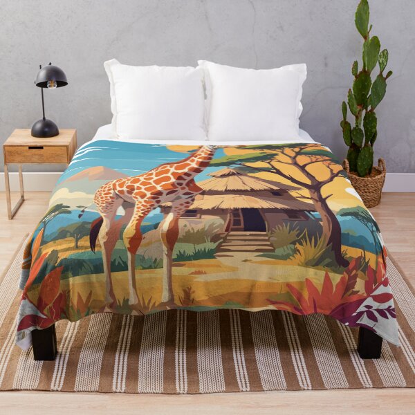 Item preview, brushstroked animals safari designed and sold by LuArtesEstampas.