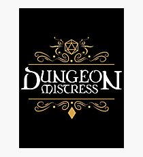 Lámina fotográfica Dungeon Mistress - Game Master Tabletop RPG Gaming