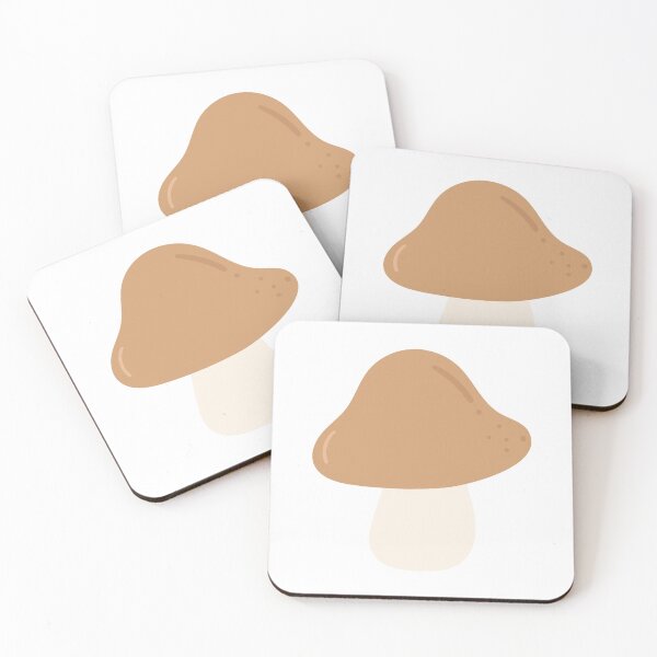 Item preview, Kid hand drawn cute healthy food vegetables brown mushroom designed and sold by nuchz.