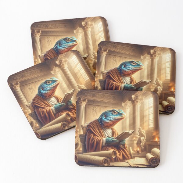 Item preview, Sage Scales: The Philosopher Lizard designed and sold by Furbulous Faces.